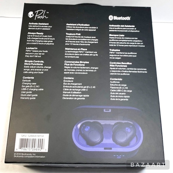 Skullcandy Sound Without Boundaries Push True Wireless In-ear Headphones… - Picture 10 of 10